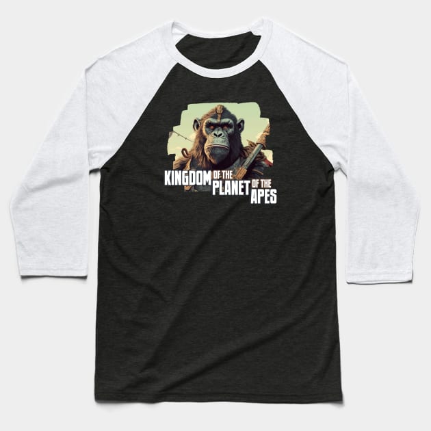 KINGDOM OF THE PLANET OF THE APES Baseball T-Shirt by Pixy Official